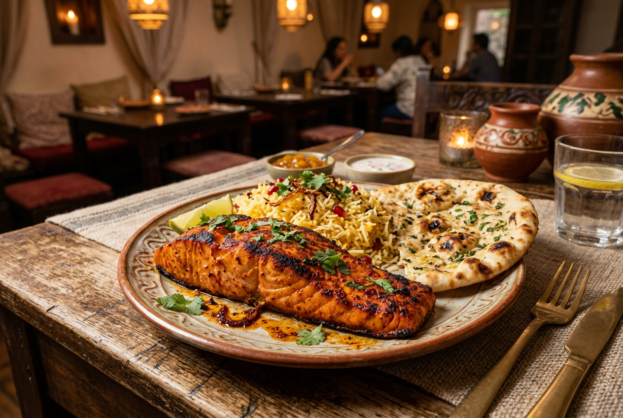 No Count Tandoori Salmon